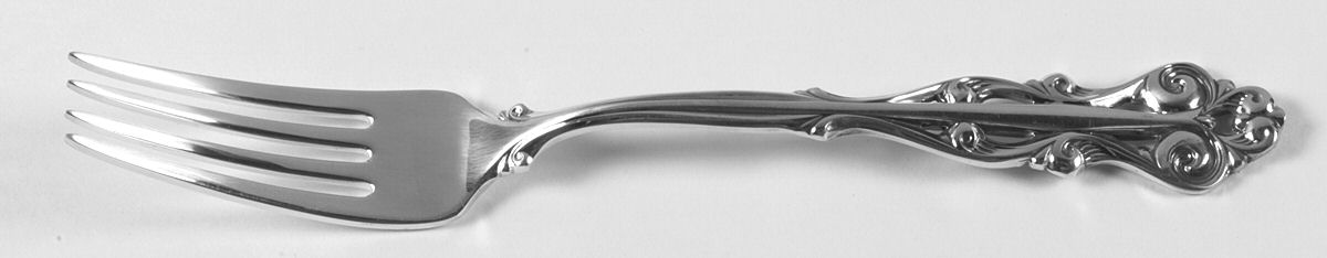 French Lace (Silverplate, 1983) Fork by Reed & Barton-1