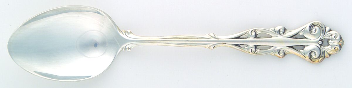 French Lace (Silverplate, 1983) Place/Oval Soup Spoon by Reed & Barton-1