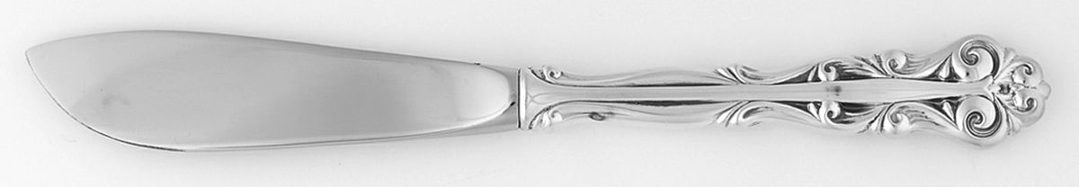 French Lace (Silverplate, 1983) Hollow Handle Master Butter Knife by Reed & Barton-1