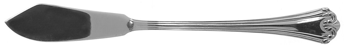 French Lily (Stainless) Flat Handle Master Butter Knife by Reed & Barton-1