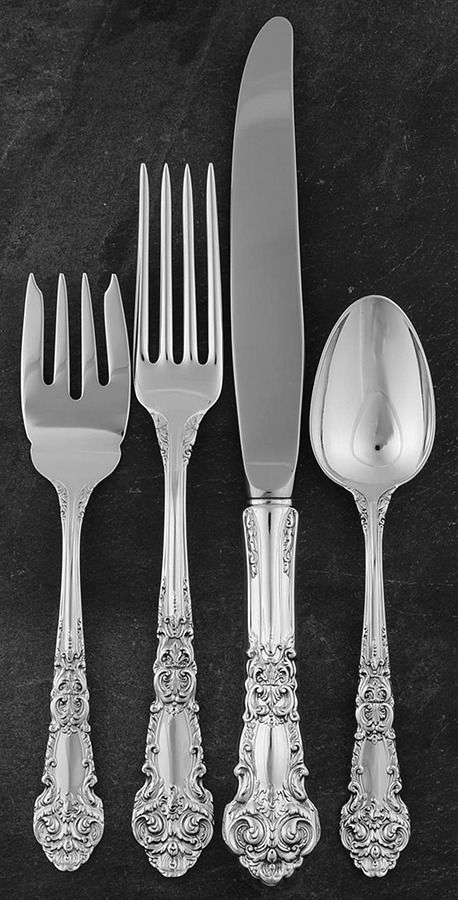 French Renaissance (Sterling, 1941, No Monos) 4 Piece Place Size Setting by Reed & Barton-1