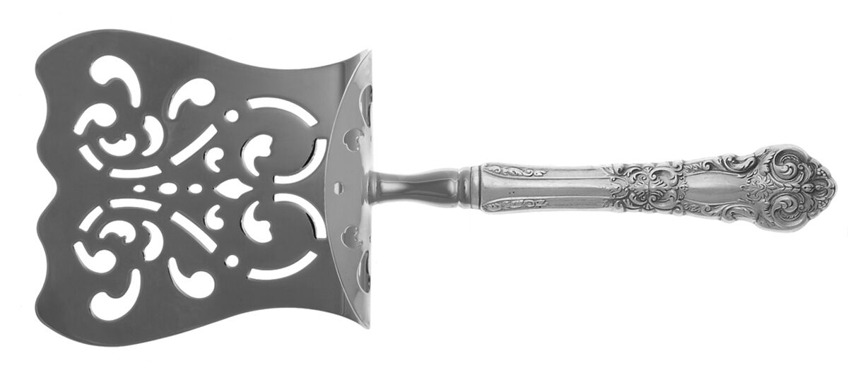 French Renaissance (Sterling, 1941, No Monos) Asparagus Server with Sterling Hood HC by Reed & Barton-1