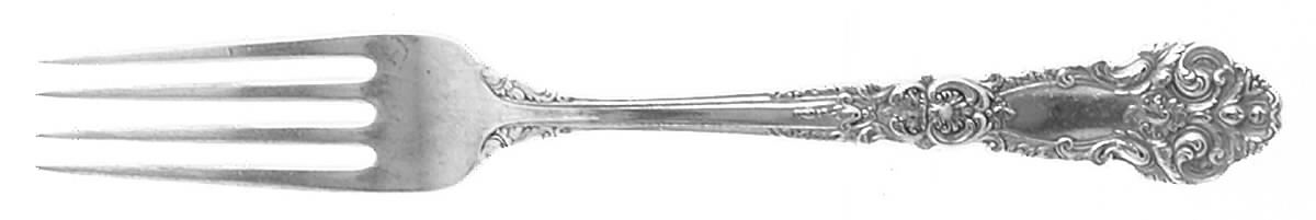 French Renaissance (Sterling, 1941, No Monos) Fork by Reed & Barton-1