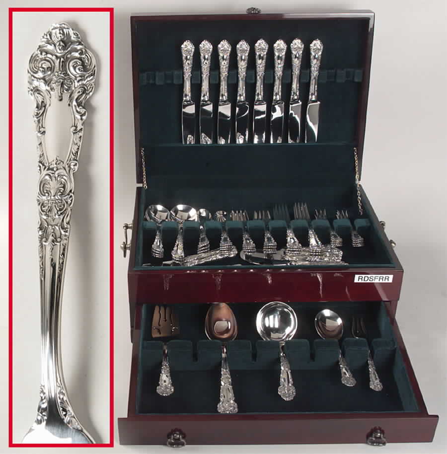 French Renaissance (Sterling, 1941, No Monos) 62 Piece Set by Reed & Barton-1