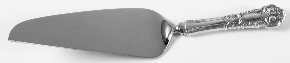 French Renaissance (Sterling, 1941, No Monos) Pie & Cake Server with Stainless Blade by Reed & Barton-1