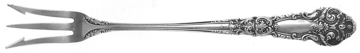 French Renaissance (Sterling, 1941, No Monos) Fork-Pickle/Olive-Short Handle by Reed & Barton-1