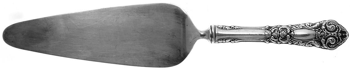 French Renaissance (Sterling, 1941, No Monos) Hollow Handle Pie Server, Sterling Blade by Reed & Barton-1