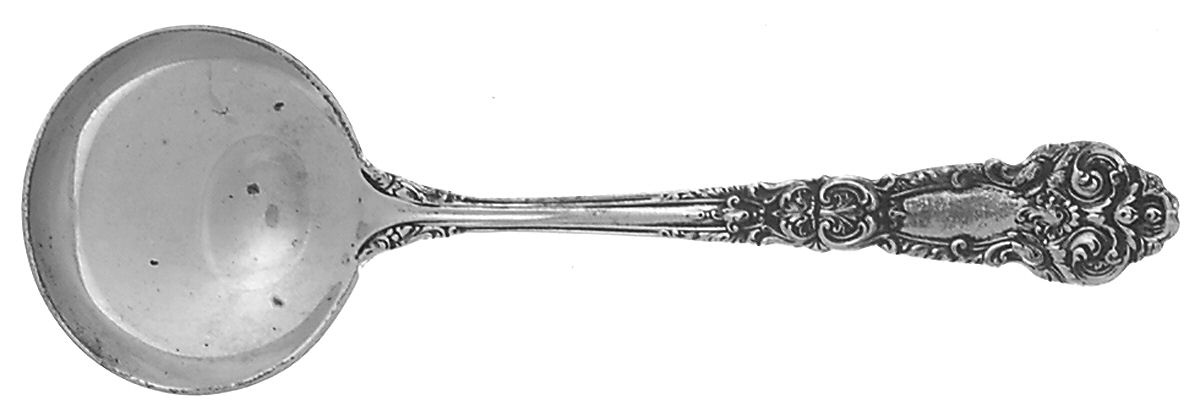 French Renaissance (Sterling, 1941, No Monos) Round Bowl Soup Spoon (Bouillon) by Reed & Barton-1