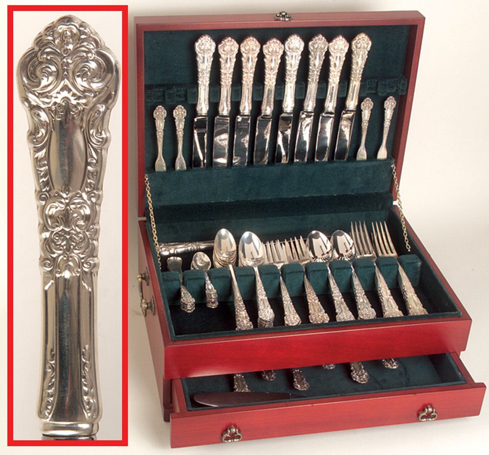 French Renaissance (Sterling, 1941, No Monos) 73 Piece Set by Reed & Barton-1
