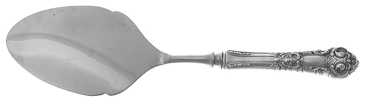French Renaissance (Sterling, 1941, No Monos) Pastry Server with Stainless Blade by Reed & Barton-1