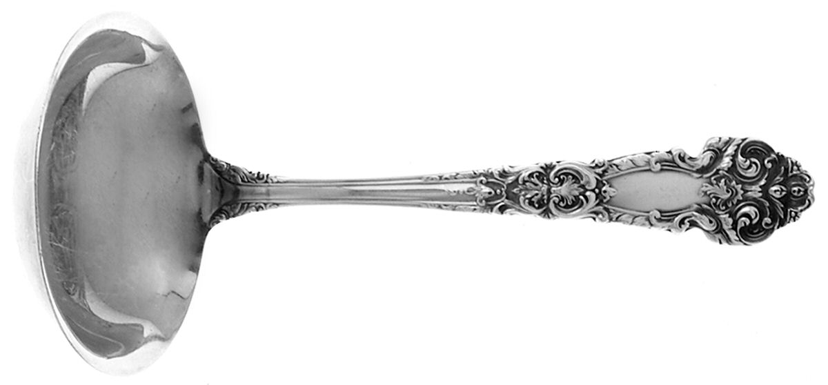 French Renaissance (Sterling, 1941, No Monos) Solid Gravy Ladle by Reed & Barton-1