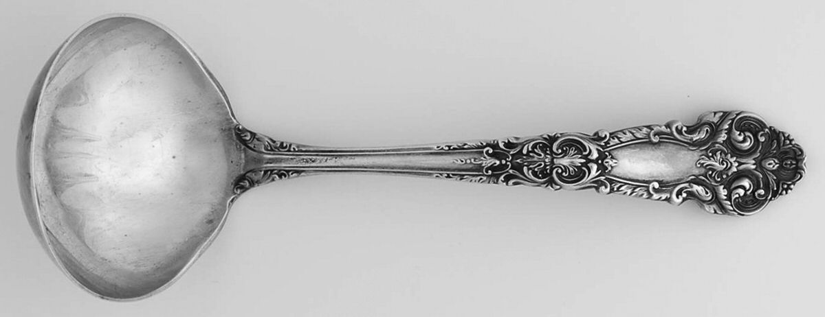 French Renaissance (Sterling, 1941, No Monos) Solid Gravy Ladle by Reed & Barton-1