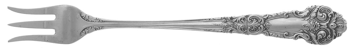 French Renaissance (Sterling, 1941, No Monos) Cocktail/Seafood Fork by Reed & Barton-1