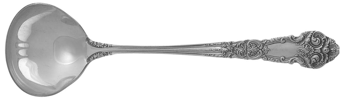French Renaissance (Sterling, 1941, No Monos) Solid Piece Cream Ladle by Reed & Barton-1