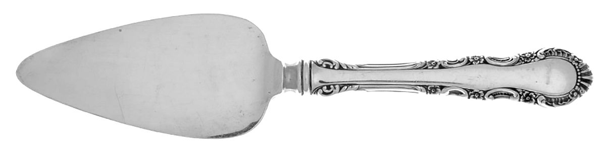 Georgian Rose (Sterling, 1941, No Monograms) Cheese Server Hollow Handle, Sterling Blade by Reed & Barton-1