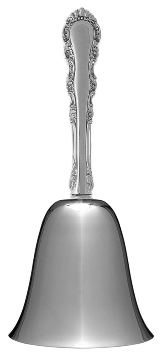 Georgian Rose (Sterling, 1941, No Monograms) Bell Large with Stainless Bowl HC by Reed & Barton-1