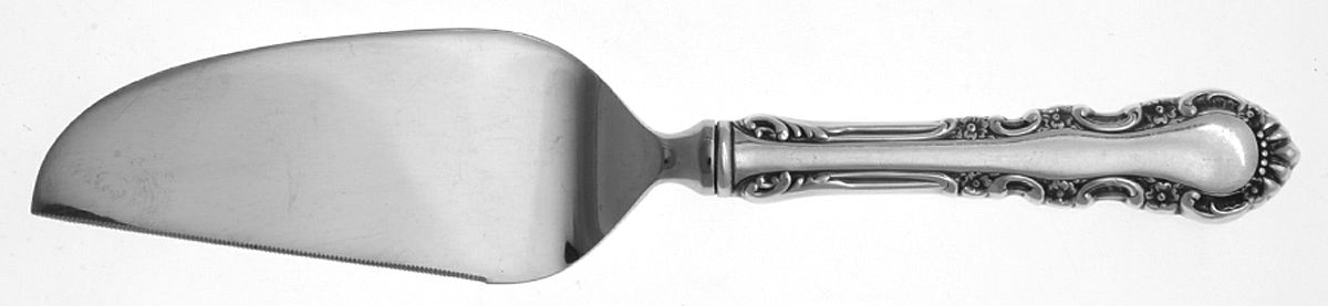 Georgian Rose (Sterling, 1941, No Monograms) Cheese Knife with Stainless Blade by Reed & Barton-1