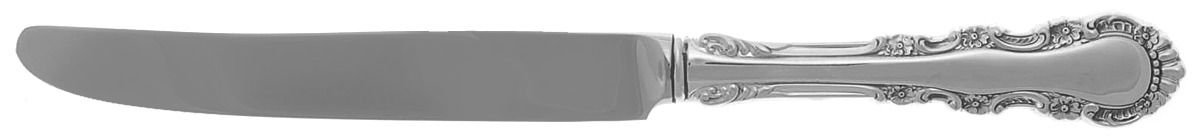 Georgian Rose (Sterling, 1941, Monograms)  Thick New French Hollow Handle Knife by Reed & Barton-1