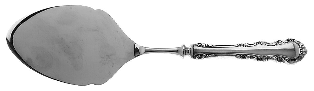 Georgian Rose (Sterling, 1941, No Monograms) Pastry Server with Stainless Blade by Reed & Barton-1