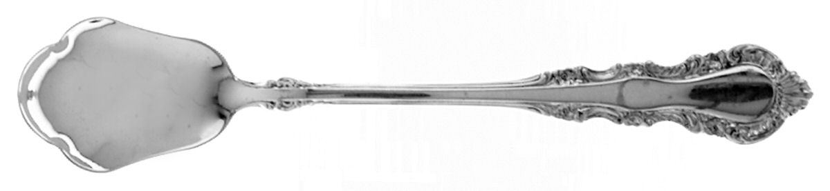Georgian Rose (Sterling, 1941, No Monograms) Ice Cream Spoon Individual HC by Reed & Barton-1