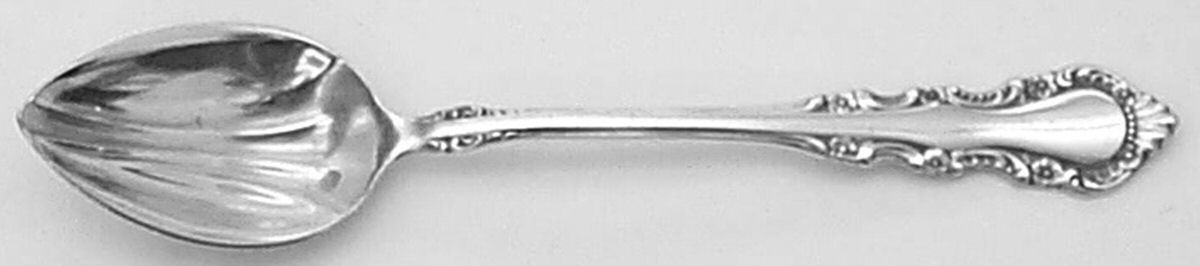 Georgian Rose (Sterling, 1941, No Monograms) Fruit/Orange Spoon by Reed & Barton-1