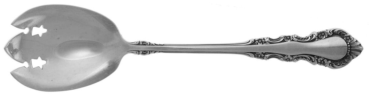 Georgian Rose (Sterling, 1941, No Monograms) Ice Cream Fork by Reed & Barton-1