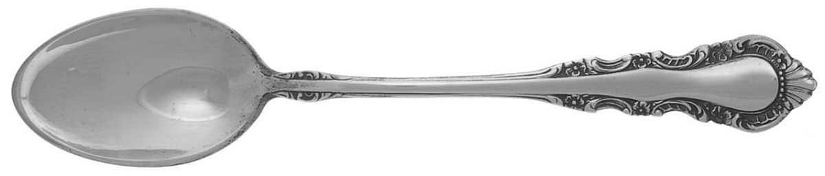 Georgian Rose (Sterling, 1941, No Monograms) Demitasse Spoon by Reed & Barton-1