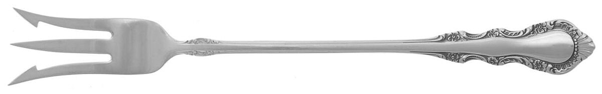 Georgian Rose (Sterling, 1941, No Monograms) Short Handle Pickle/Olive Fork by Reed & Barton-1