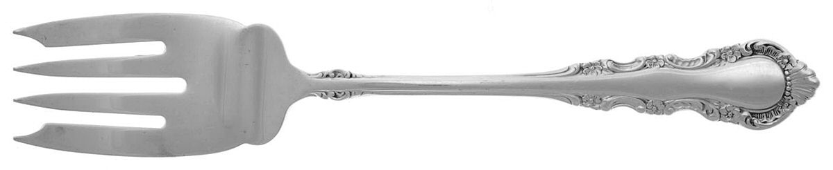 Georgian Rose (Sterling, 1941, No Monograms) Individual Salad Fork by Reed & Barton-1