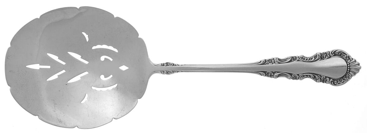 Georgian Rose (Sterling, 1941, No Monograms) Tomato Server, Solid Piece by Reed & Barton-1