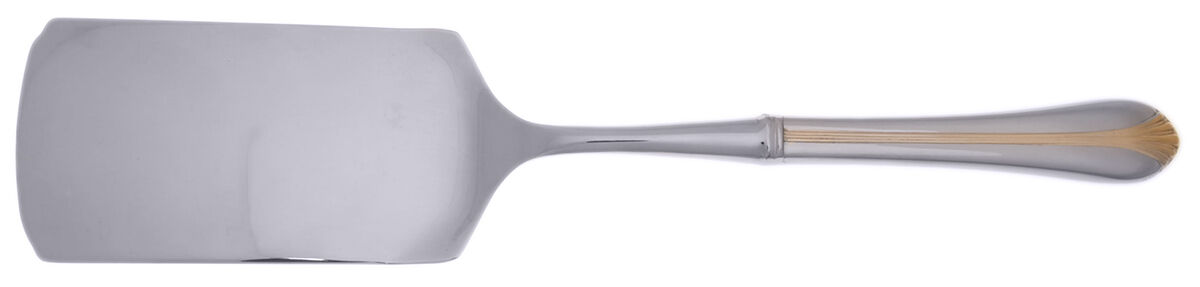 Golden Ariel (Stainless, Gold Accent) Lasagna Server with Stainless Blade HC by Reed & Barton-1
