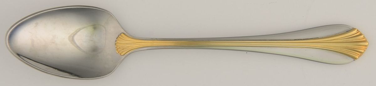 Golden Ariel (Stainless, Gold Accent) Teaspoon by Reed & Barton-1