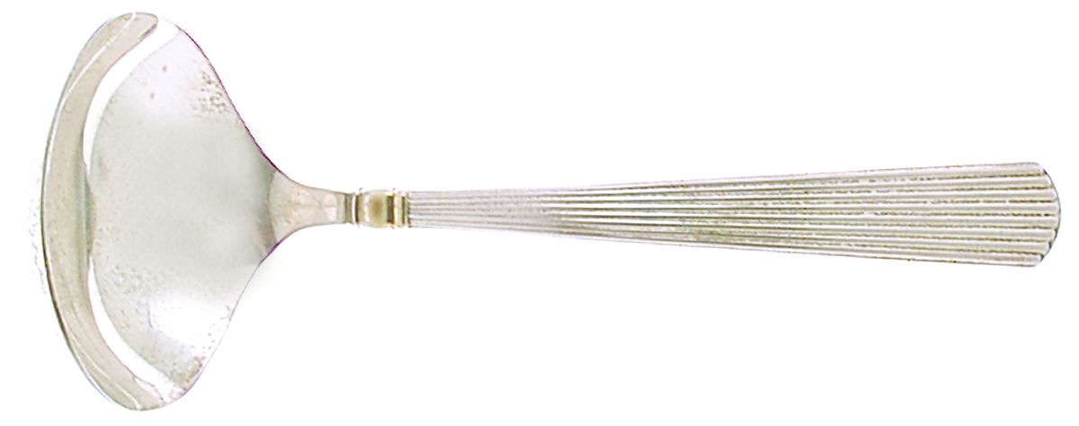 Golden Ashmont (Sterling, 1991, Gold Accent) Solid Gravy Ladle by Reed & Barton-1
