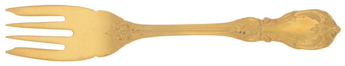 Golden Burgundy (Sterling) Individual Salad Fork by Reed & Barton-1