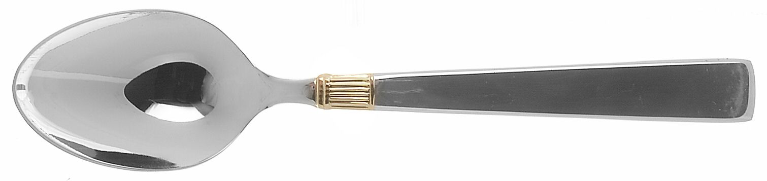 Golden Castlegate (Stainless, Gold Accent) Place/Oval Soup Spoon by Reed & Barton-1