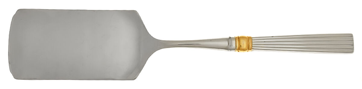 Golden Crescendo (Stainless, Gold Accent) Lasagna Server with Stainless Blade HC by Reed & Barton-1