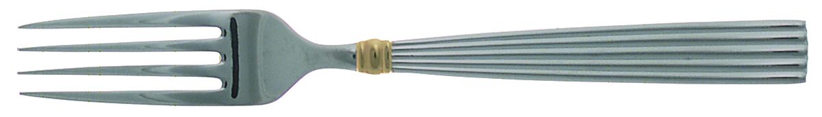 Golden Crescendo (Stainless, Gold Accent) Fork by Reed & Barton-1