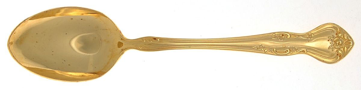 Golden Dunbarton (Gold Electroplate) Place/Oval Soup Spoon by Reed & Barton-1