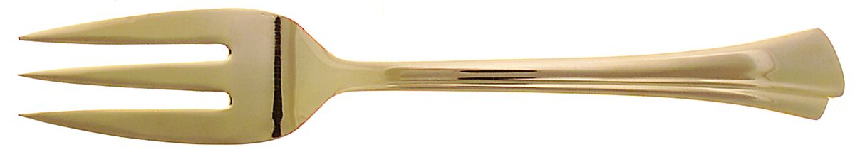 Golden East Hampton (Stainless) Medium Solid Cold Meat Serving Fork by Reed & Barton-1