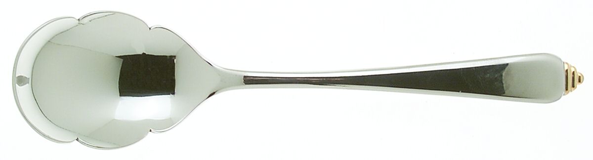 Golden Halo (Stainless) Sugar Spoon by Reed & Barton-1