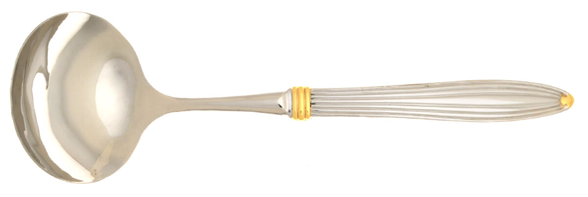 Golden Jubilee (Stainless) Gravy Ladle with No Spout Stainless Bowl HC by Reed & Barton-1
