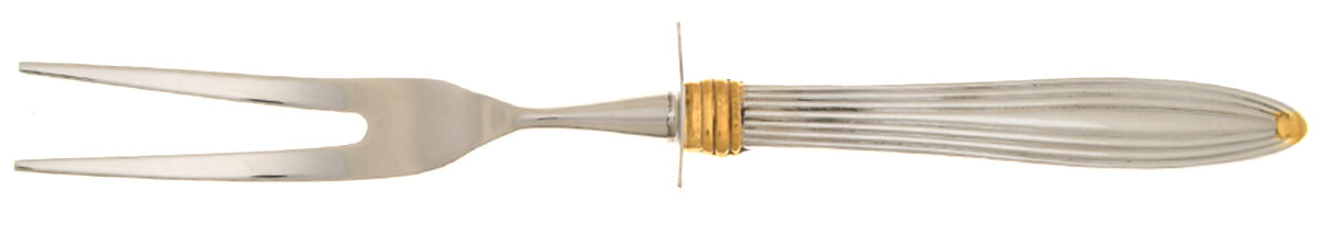 Golden Jubilee (Stainless) Carving Fork Small with Stainless Prongs HC by Reed & Barton-1