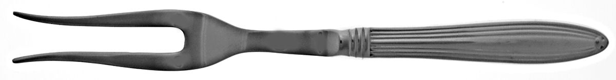 Golden Jubilee (Stainless) Large Stainless-Prong Roast Carving Fork by Reed & Barton-1