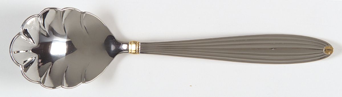 Golden Jubilee (Stainless) Sugar Shell Spoon by Reed & Barton-1