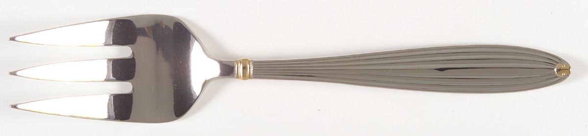 Golden Jubilee (Stainless) Medium Solid Cold Meat Serving Fork by Reed & Barton-1