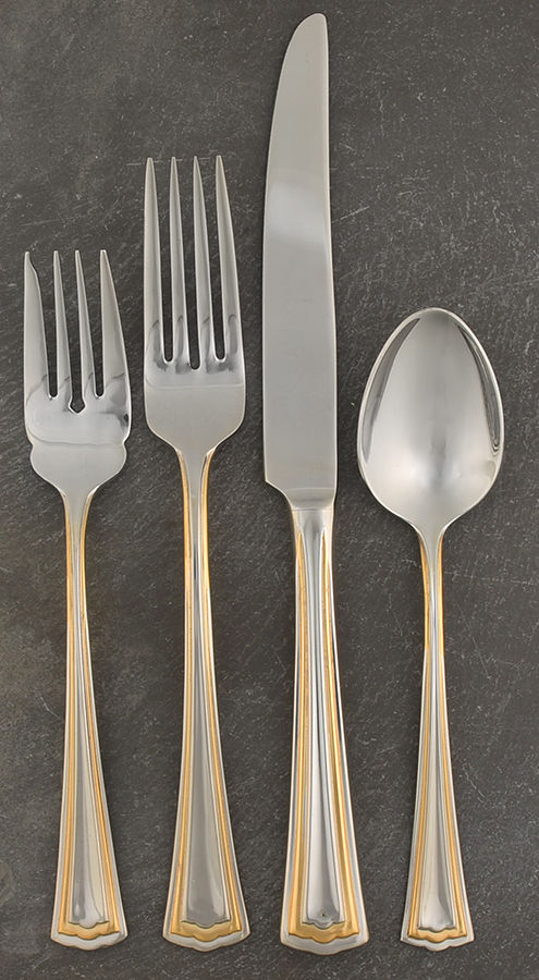 Golden Ledgemont (Stainless) 4 Piece Place Setting by Reed & Barton-1