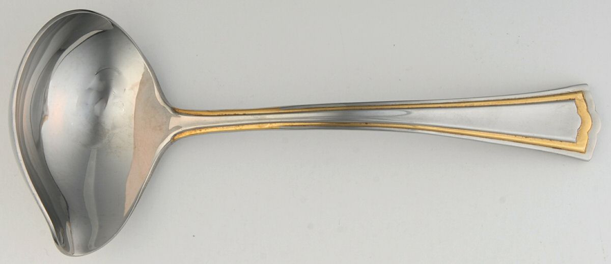 Golden Ledgemont (Stainless) Solid Gravy Ladle by Reed & Barton-1