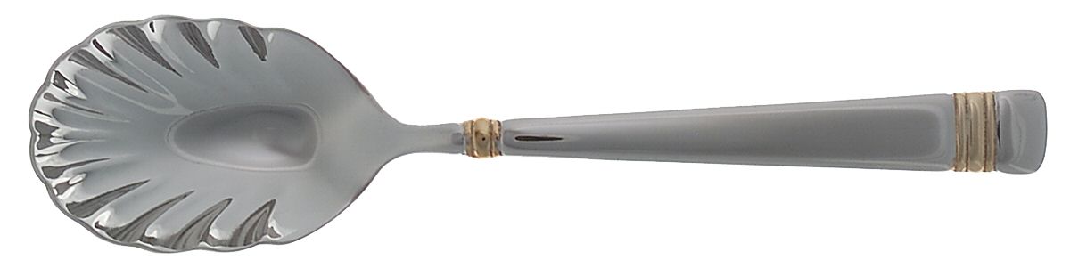 Golden Longwood (Stainless) Sugar Shell Spoon by Reed & Barton-1