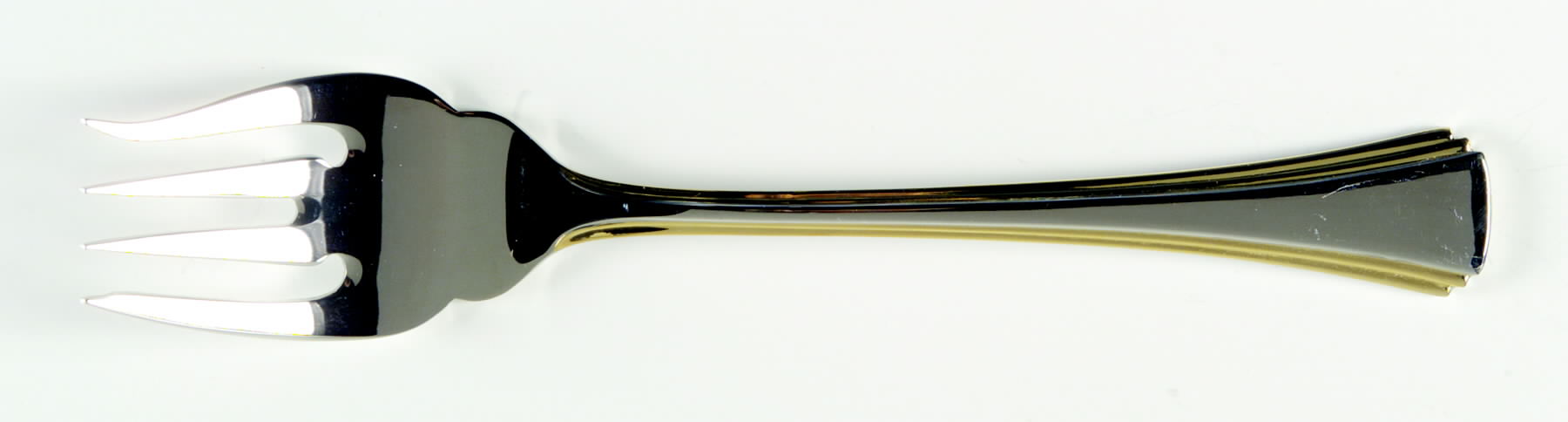 Golden Miro (Stainless-Gold Accent) Individual Salad Fork by Reed & Barton-1