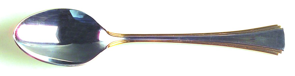 Golden Miro (Stainless-Gold Accent) Place/Oval Soup Spoon by Reed & Barton-1